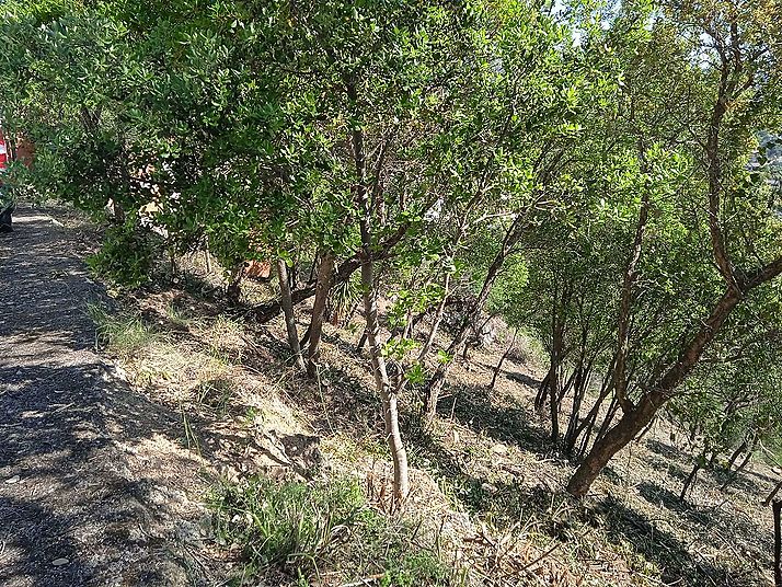 Plot with side sea views