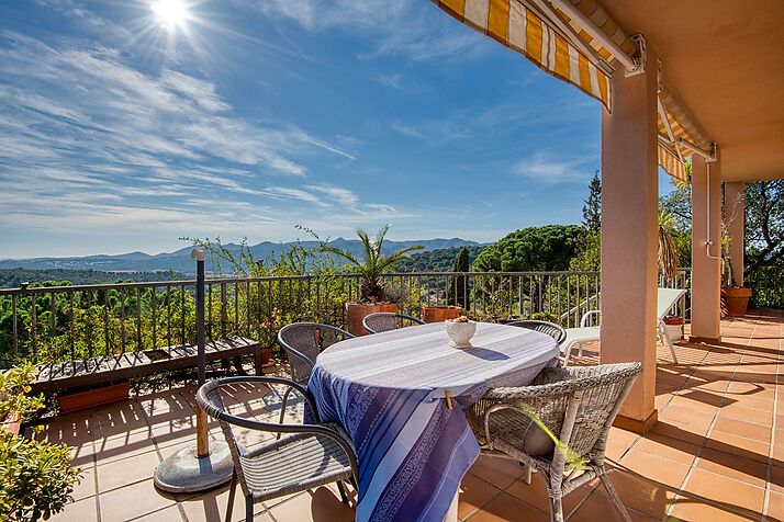 detached villa with sea views