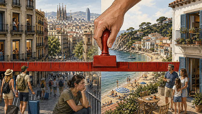 Katalonien und die Touristenwohnungen: der Fehler, Barcelona und die K&uuml;stend&ouml;rfer mit demselben Ma&szlig; zu messen.